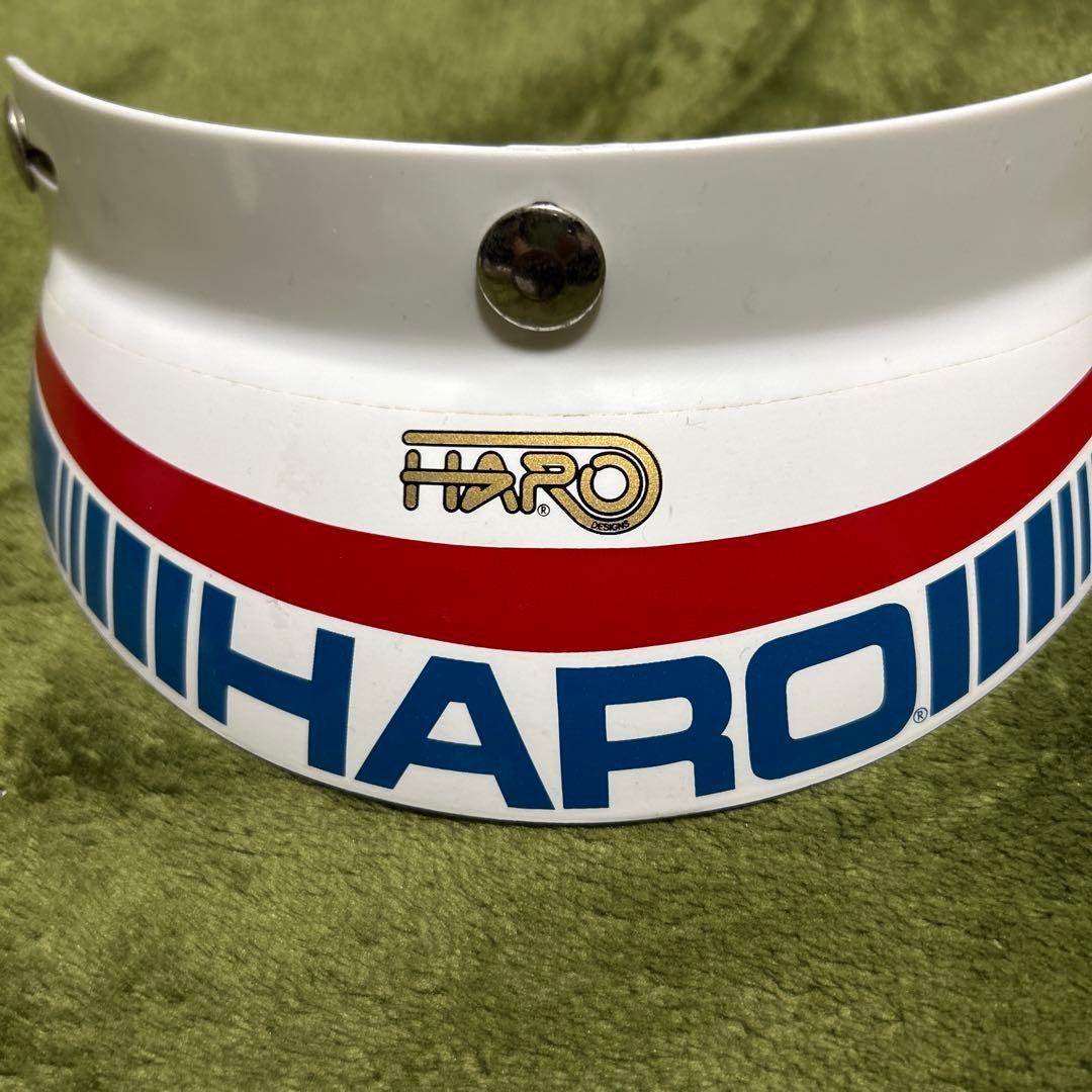 HARO バイザー ホワイト/レッド/ブルー