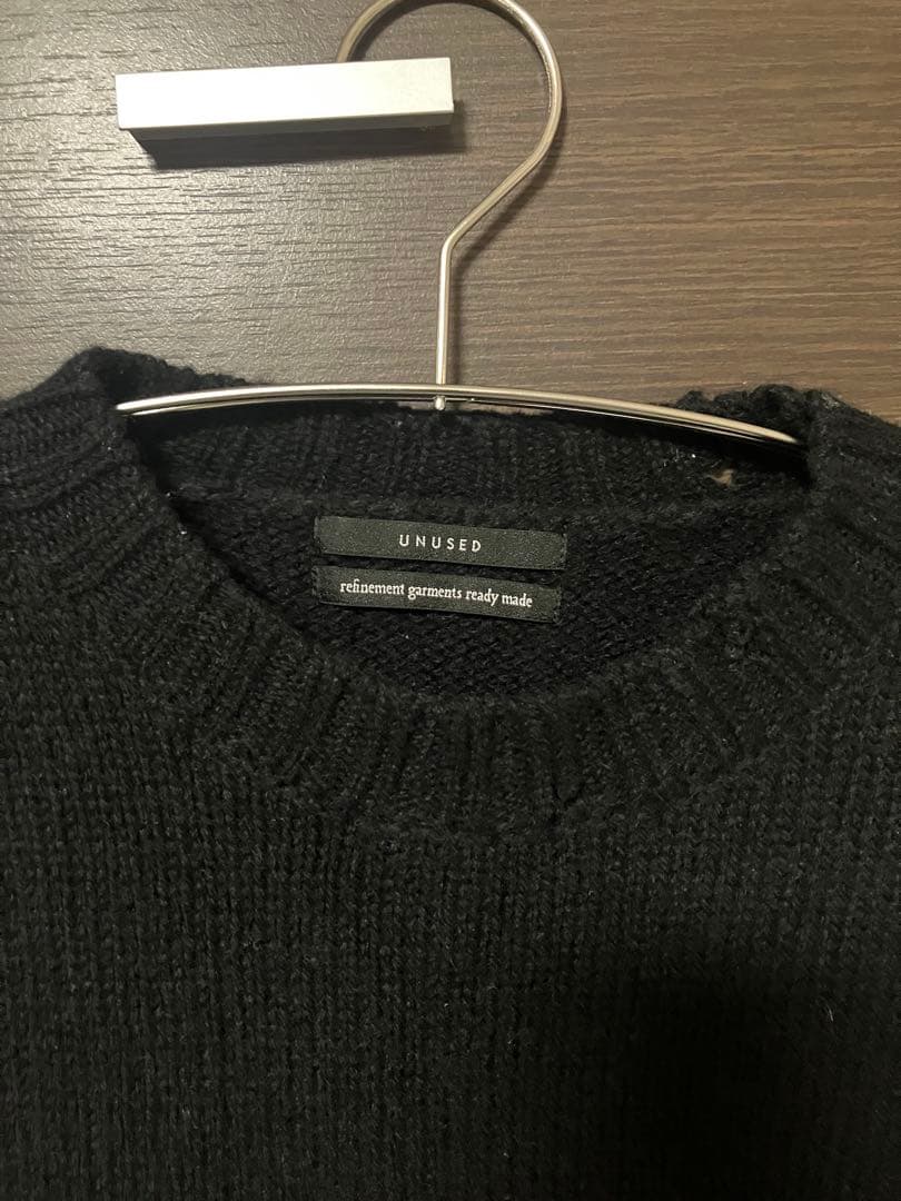 unused 2020AW ダメージ加工ニット サイズ2