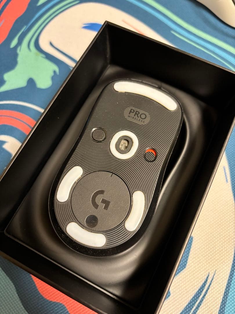 Logitech G PRO ワイヤレスマウス 本体 マウスソール付き