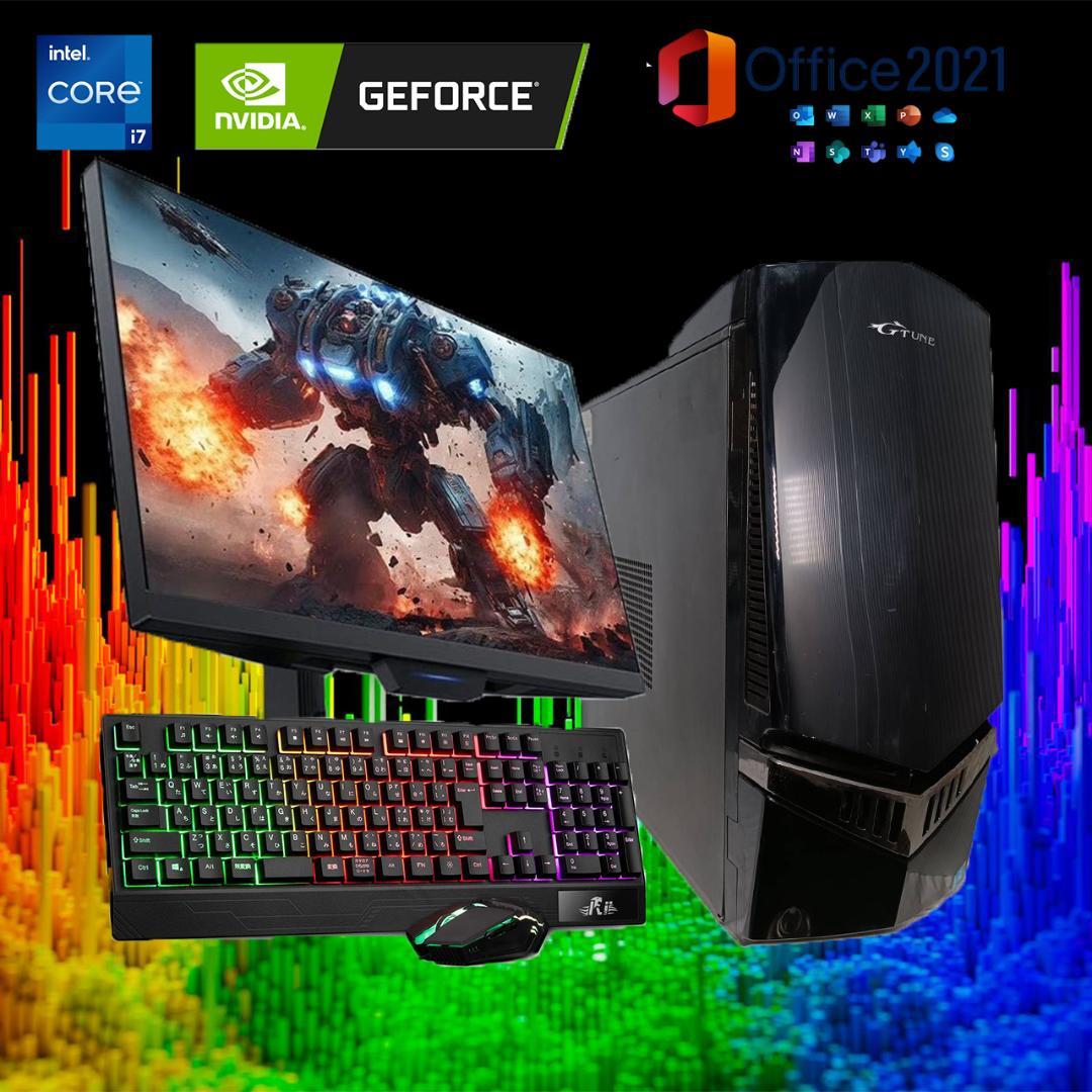 【激安ゲーミングPCフルセット】i7 6700K GTX1070 Office