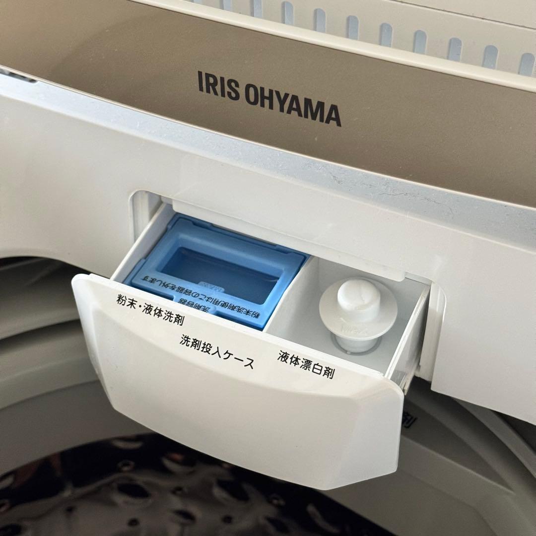 み*ー様 IRIS OHYAMA 縦型洗濯機 IAW-T502EN ホワイト5k