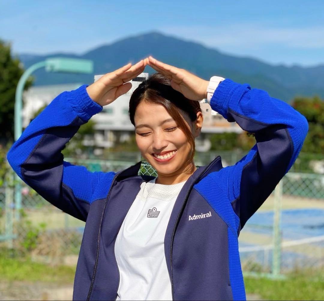 admiral テニス パーカー ジャージ S アドミラル ネイビー×ブルー