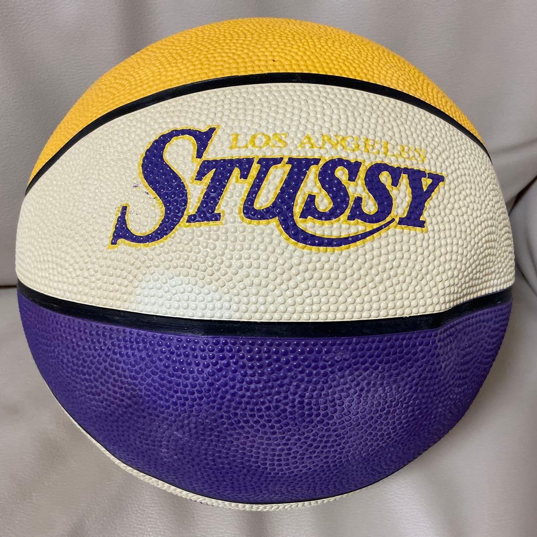 【未使用】STUSSY × レイカーズ バスケットボール　00s old