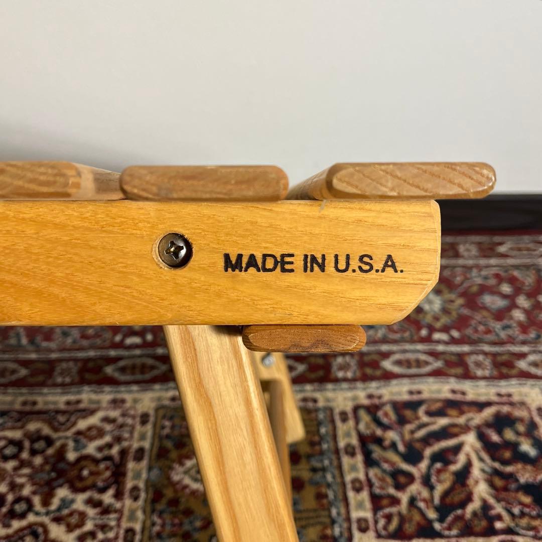 USA製◾️BlueRidgeChairWorks 木製カロリナスナックテーブル
