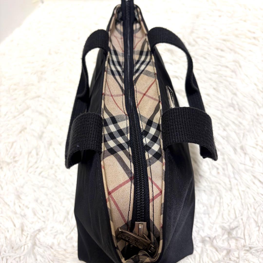 ✨美品✨BURBERRY バーバリー　ハンドバッグ　ミニトート　黒