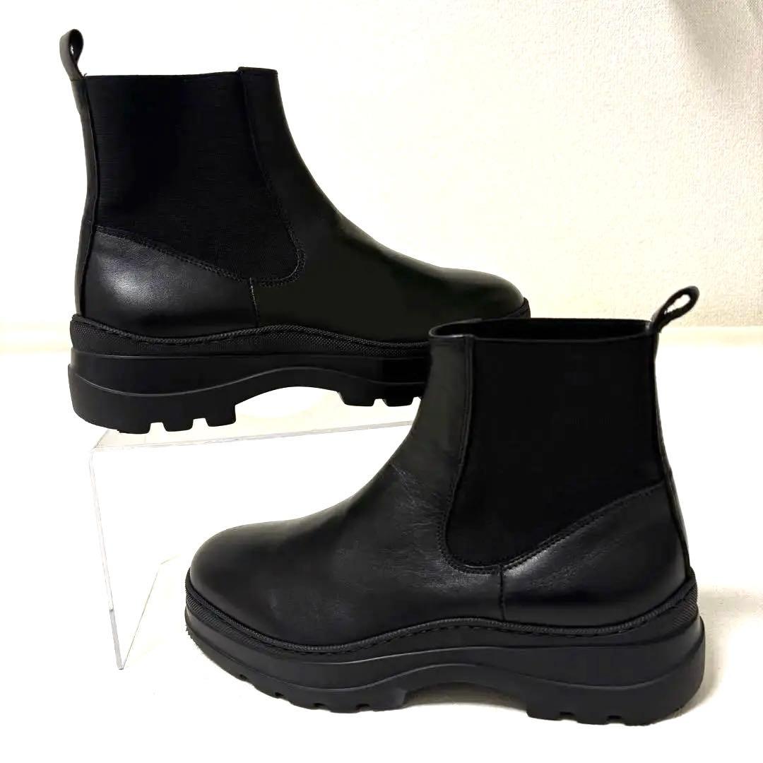 【美品✨】ペリーコサニー サイドゴアブーツ ブラック パテントレザー サイズ36