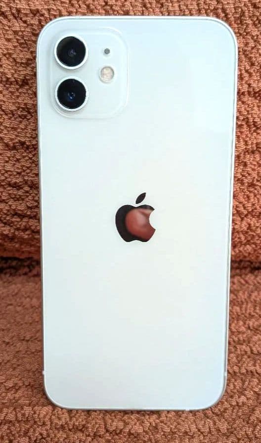 【美品】iPhone 12 ホワイト 本体64GB 箱ケーブル付 90%