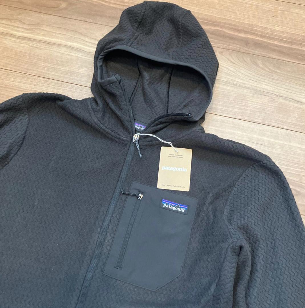 パタゴニア R1エアフルジップフーディ BLACK サイズM