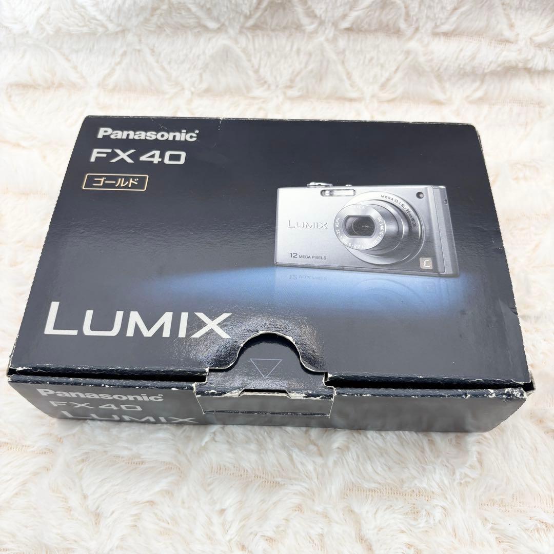 動作良好 Panasonic LUMIX DMC-FX40 ゴールド