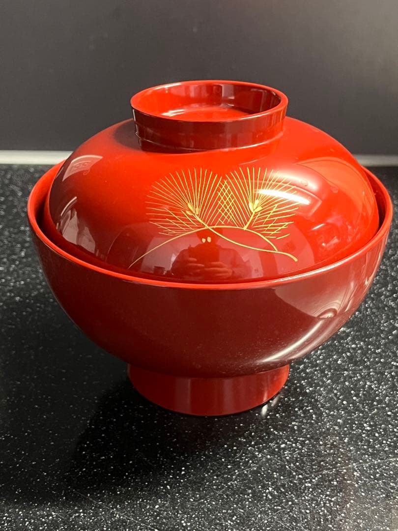 越前漆器　漆遊館　雑煮椀　2点セット