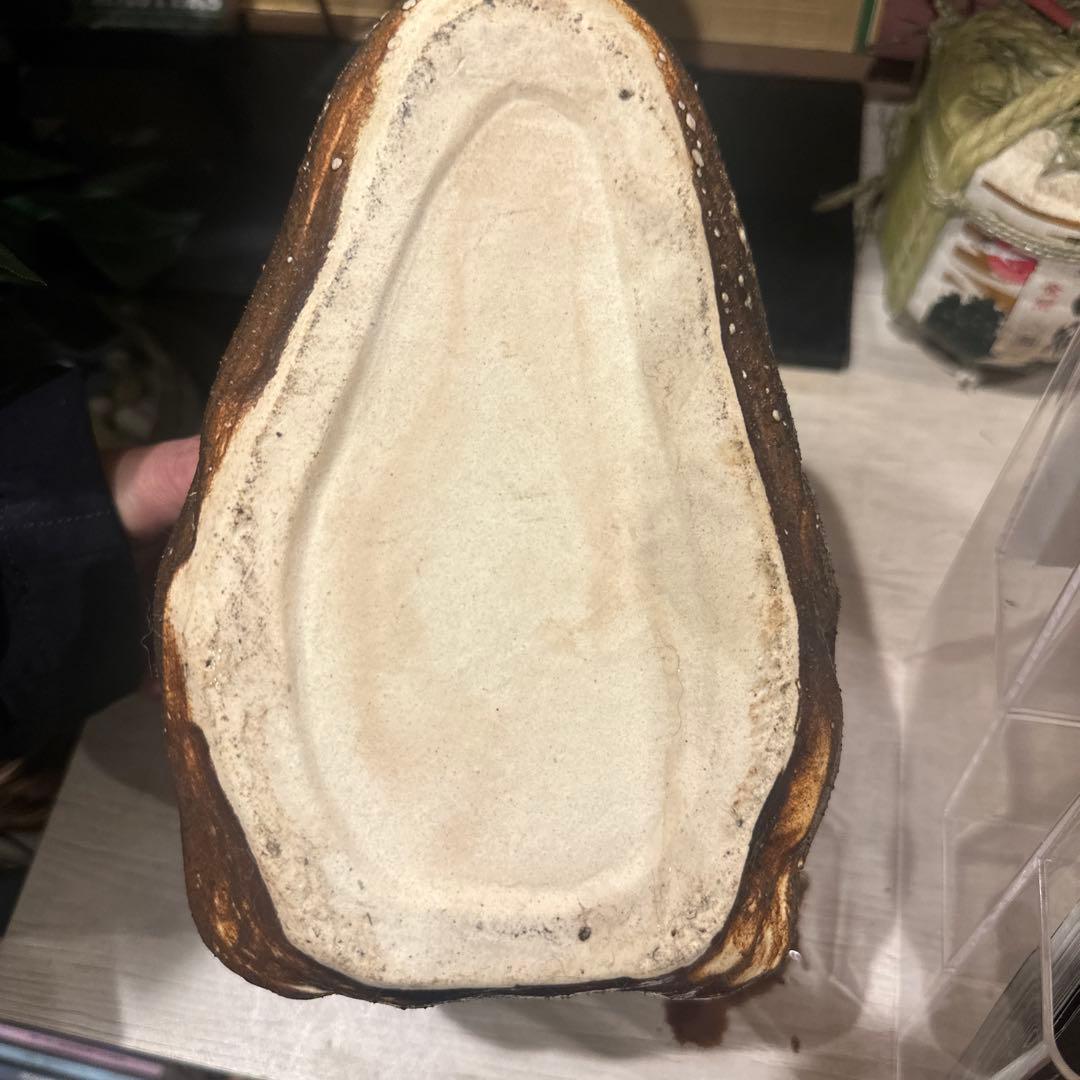 信楽焼　恐竜頭インテリア