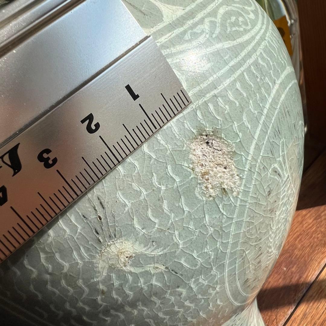 梅瓶 李朝 双魚 遊魚文 梅瓶 朝鮮 古美術 骨董 高麗 青磁 粉青沙器 魚紋