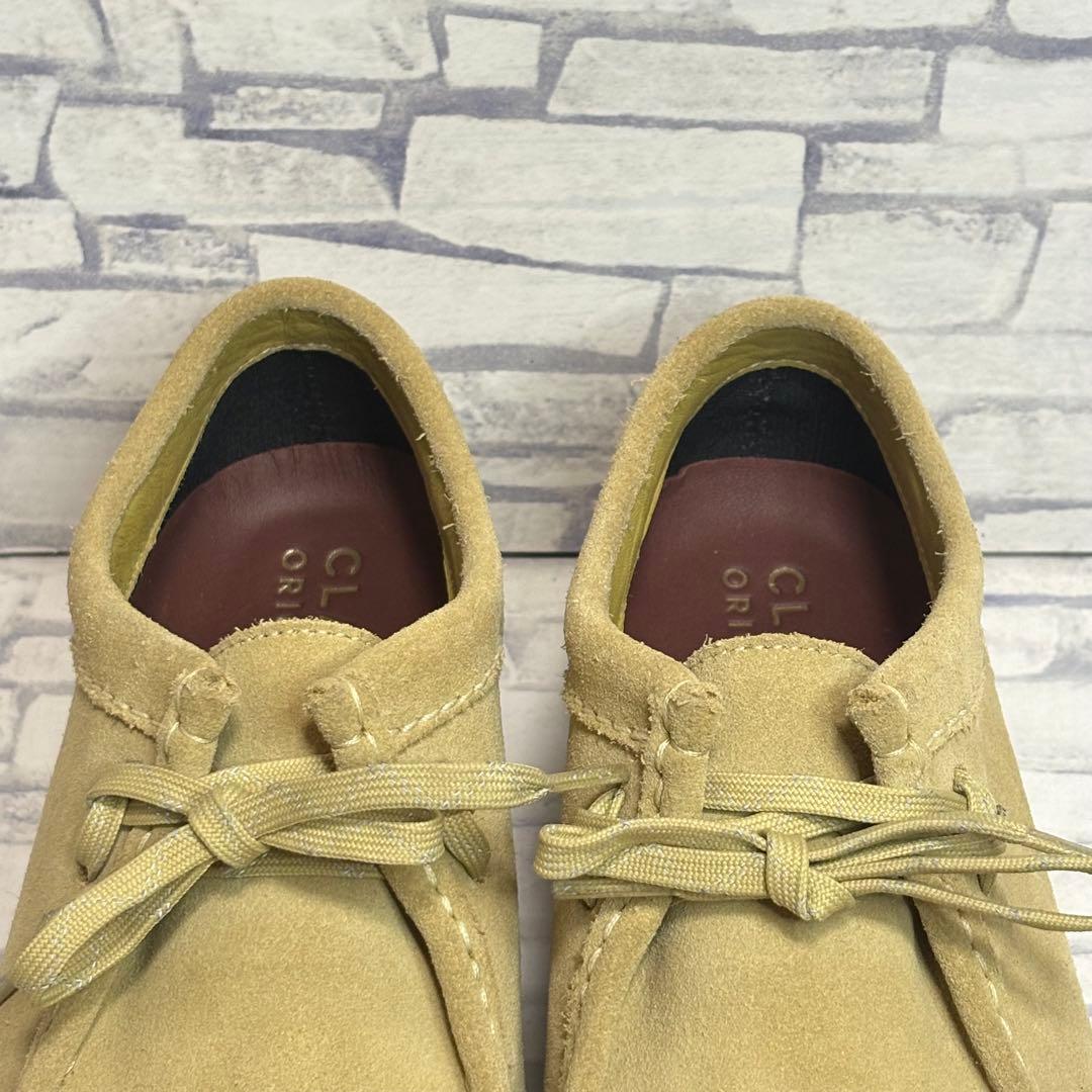 美品 Clarks ワラビー GORE-TEX Vibram 防水 ベージュ