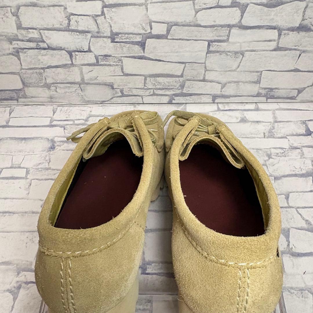 美品 Clarks ワラビー GORE-TEX Vibram 防水 ベージュ