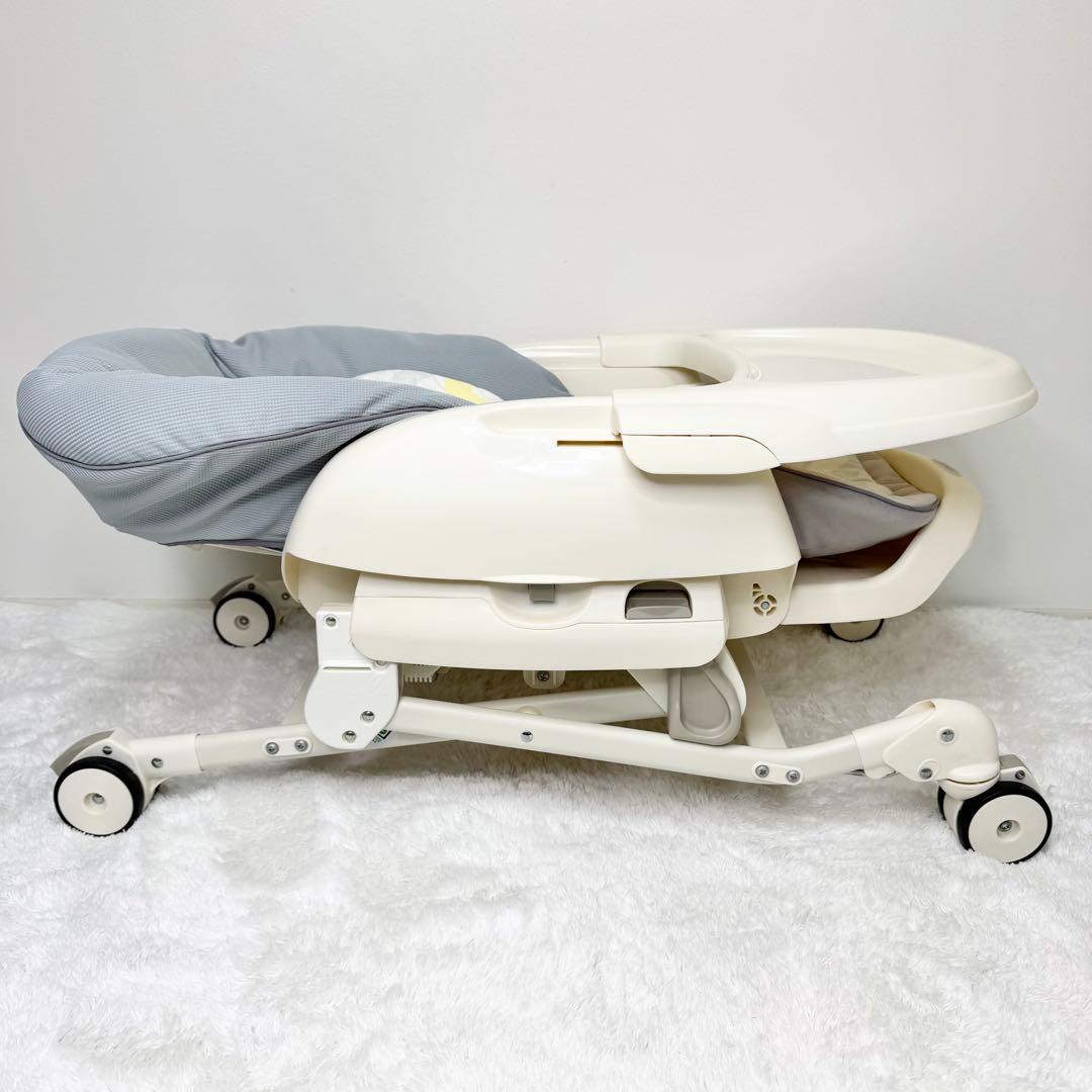 極美品 Combi ネムリラ ハイローチェア 手動 バウンサー