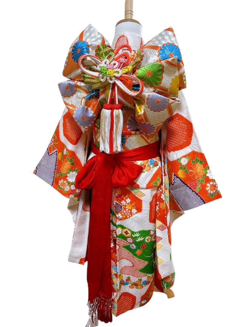 アンティークお着物フルセット♡七五三　7歳　女の子　一式　正絹　レトロ