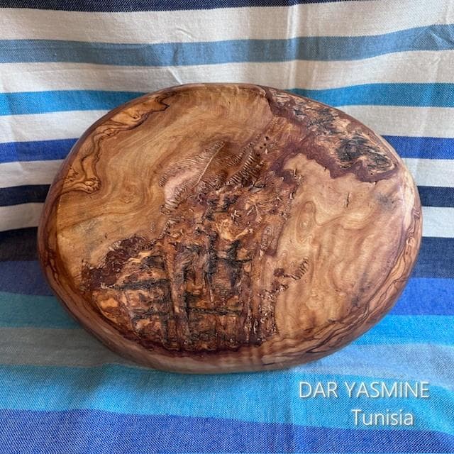 超特大オリーブ　バスケット ボウル 　見えないところもすごいです　約31cm