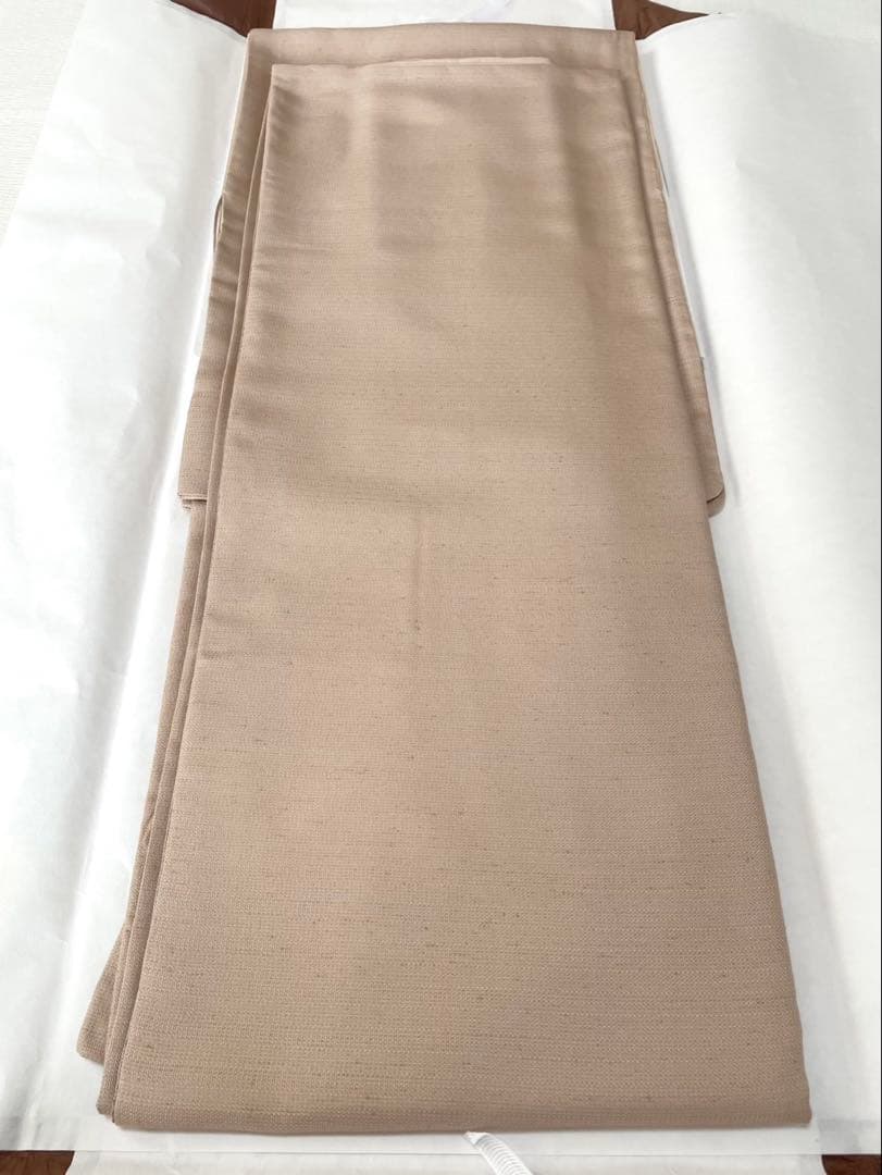 貴久樹 ナチュラルタッサー 正絹 裄丈67cm