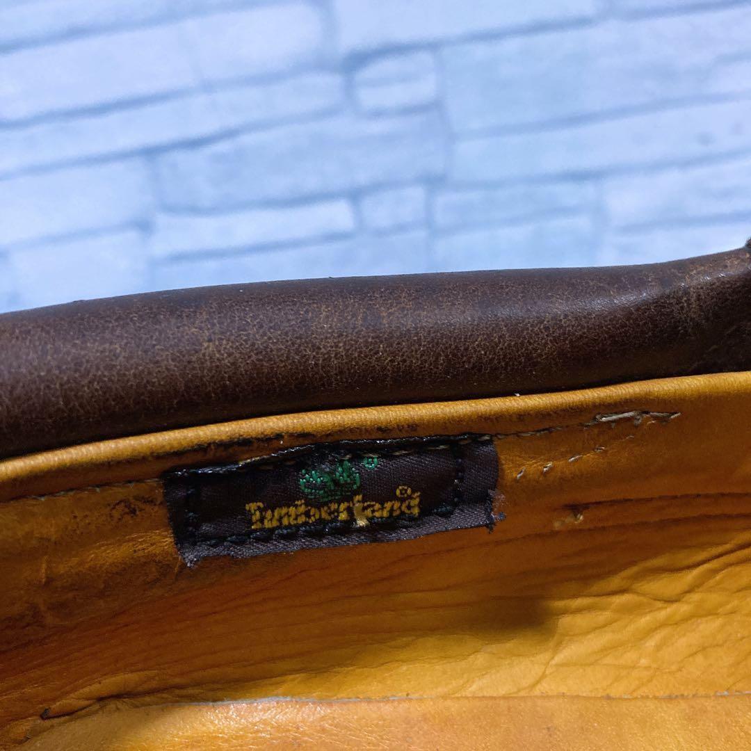 ティンバーランド 3eye クラシックラグ 茶色 デッキシューズ 本革 28