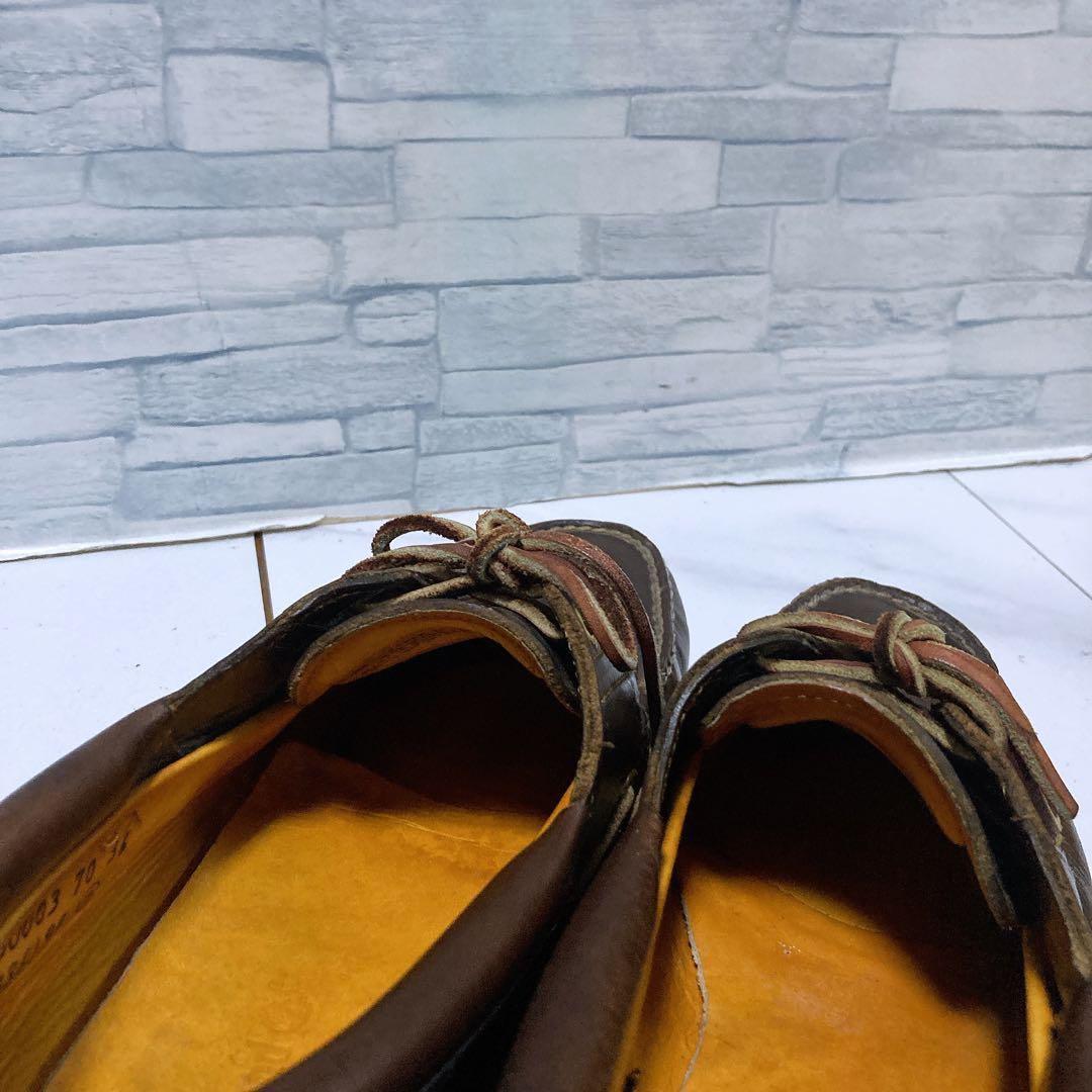 ティンバーランド 3eye クラシックラグ 茶色 デッキシューズ 本革 28