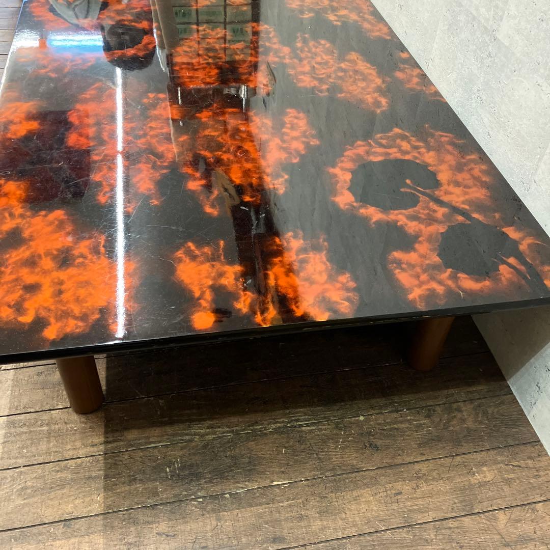 昭和レトロ 津軽塗 漆塗り 長方形 座卓 センターテーブル ローテブル 古民家