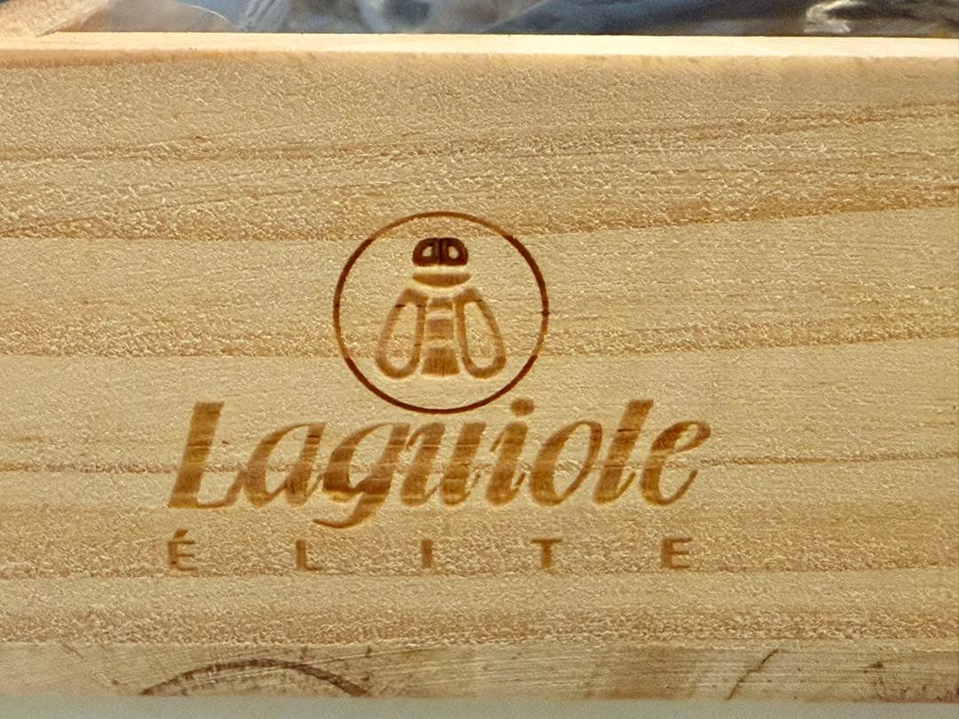 Laguiiole elite カトラリーセット 24本入り　シルバー　刻印入り