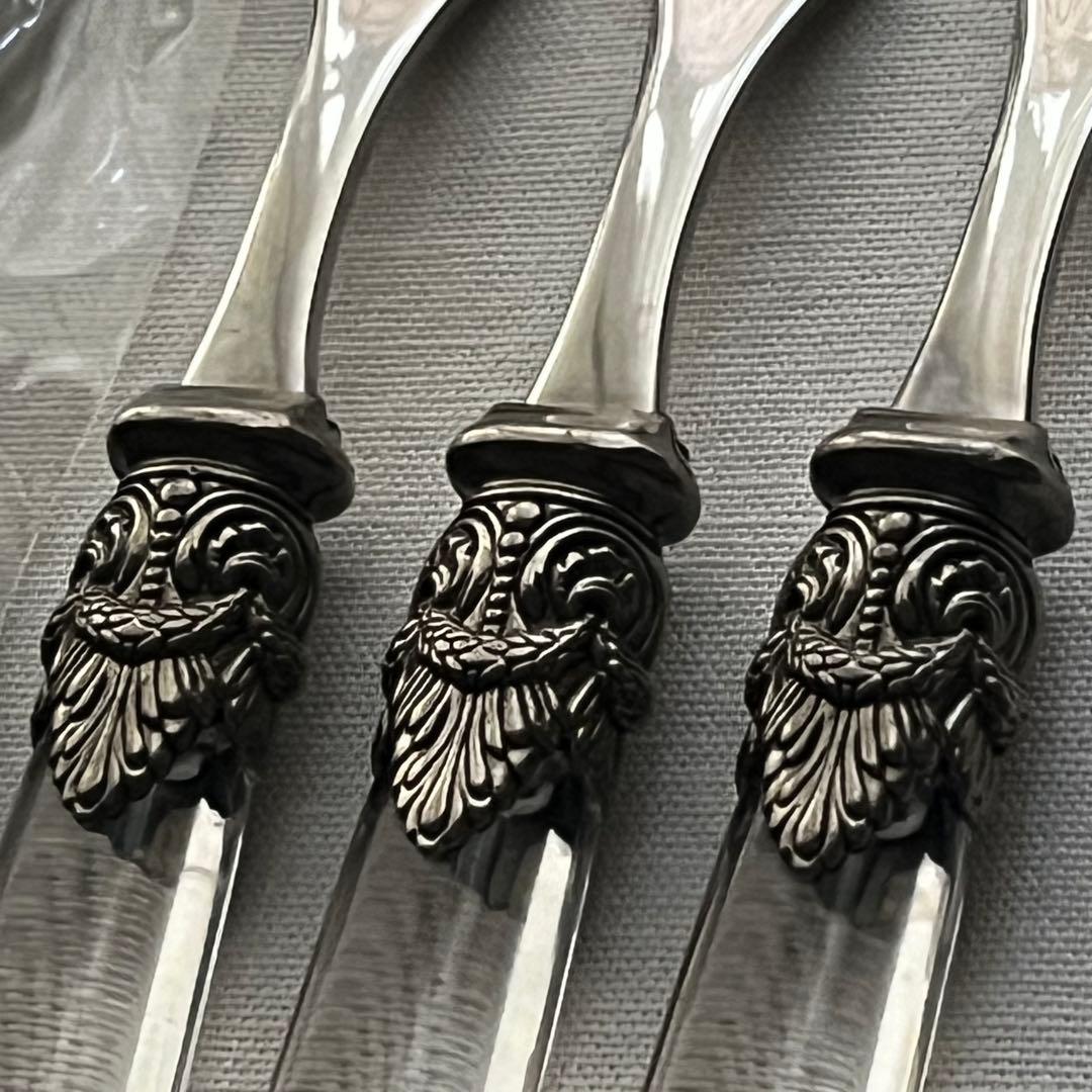 エメ ナポレオン 18-10 カトラリー クリア フォーク スプーン ケーキ