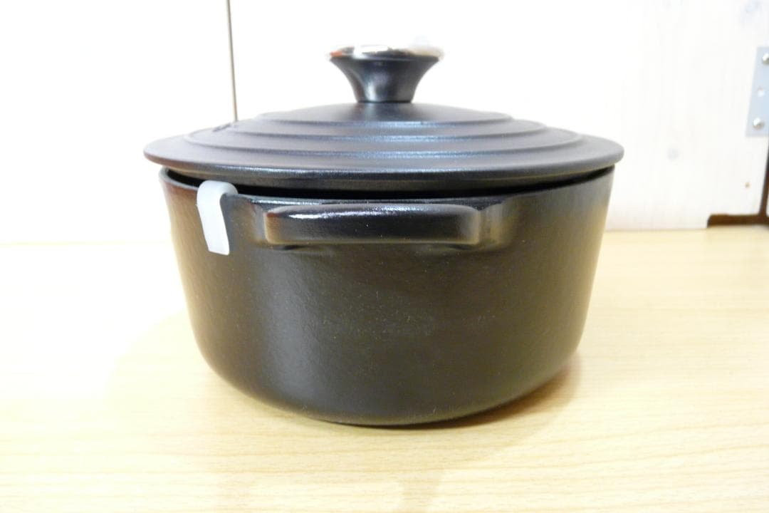 LE CREUSET ココット・ロンド 18cm サテンブラック 両手鍋