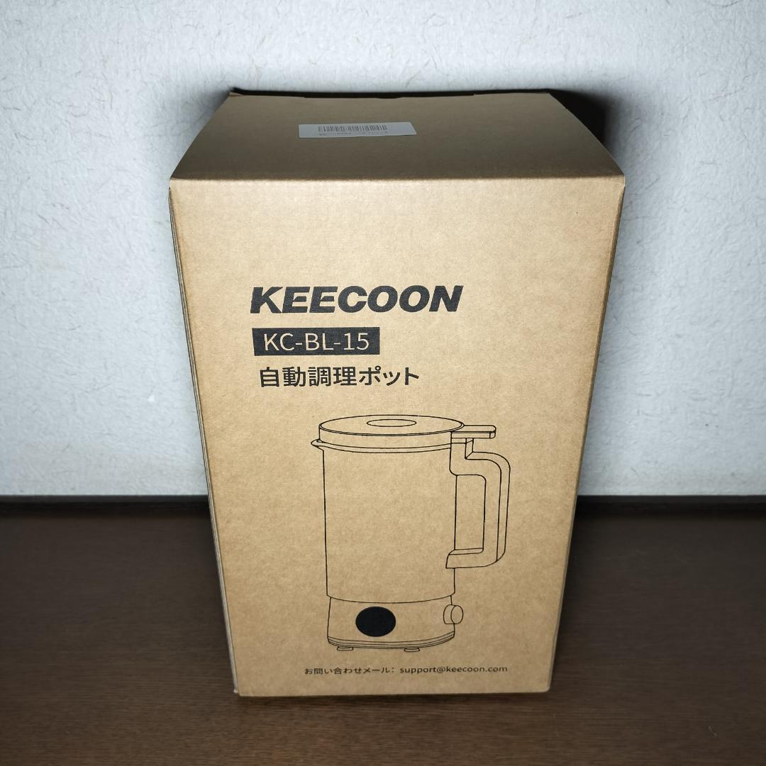 【新品】KEECOON ミキサー 加熱式 豆乳メーカー 自動調理ポット