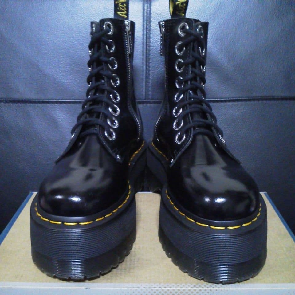 【極美品】Dr.Martens JADON MAX UK3 黒 厚底 8ホール