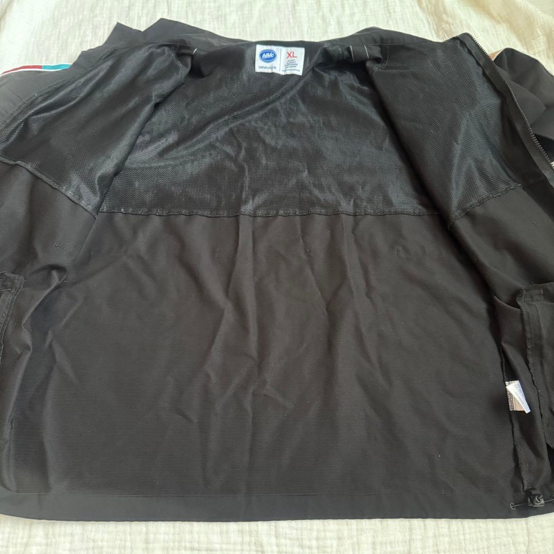 美品☆ballaholic/ボーラホリック/フルジップ/ナイロンジャケット/黒