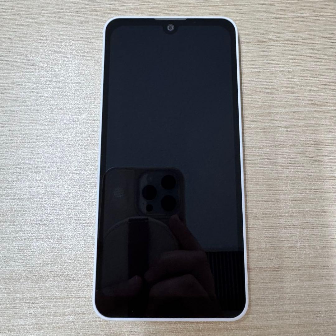 「画面縦線あり/訳あり」 SHARP AQUOS wish3 SH-M25 白