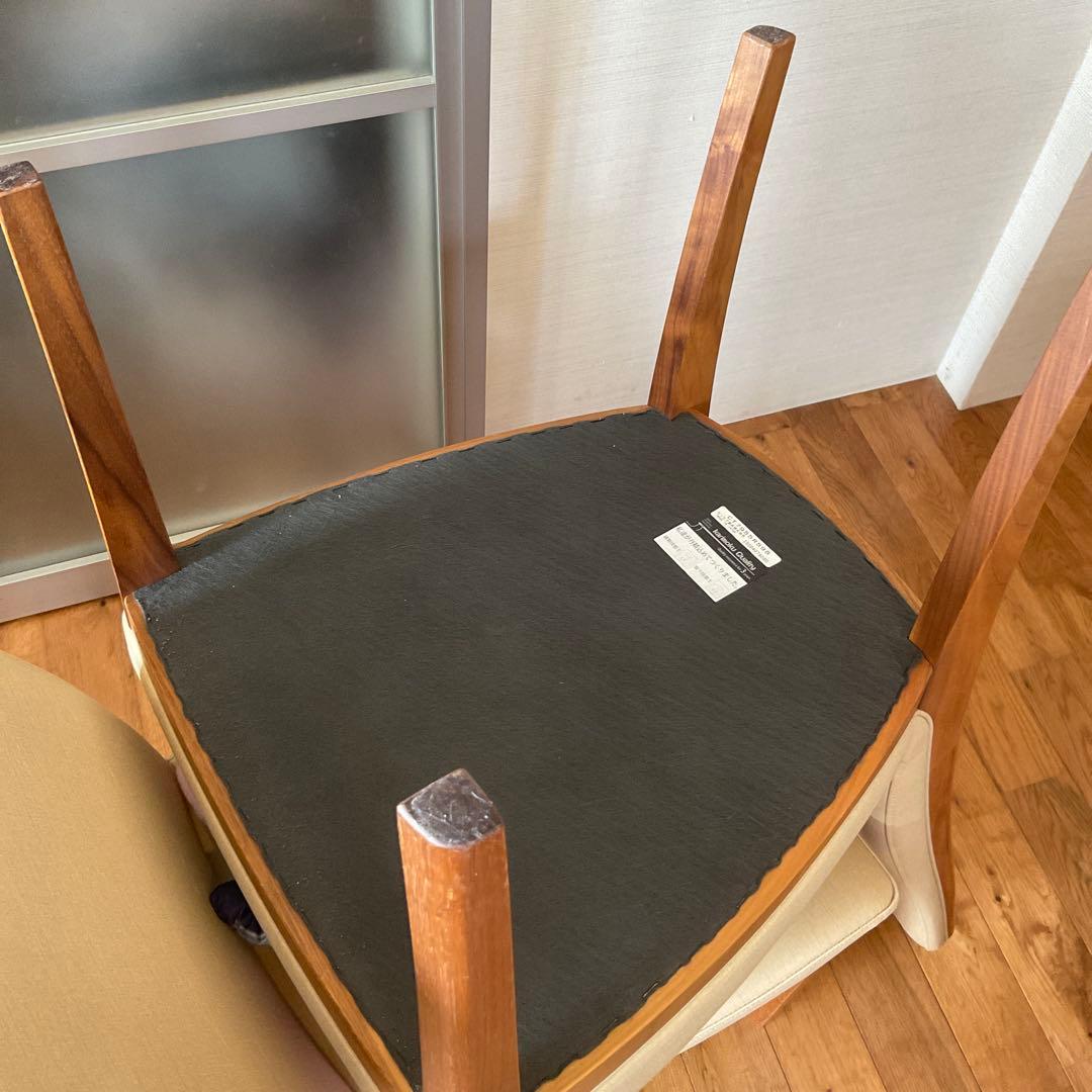 カリモク　ミドルバック ダイニングチェア　1脚CT79　美品　引き取り歓迎　福岡