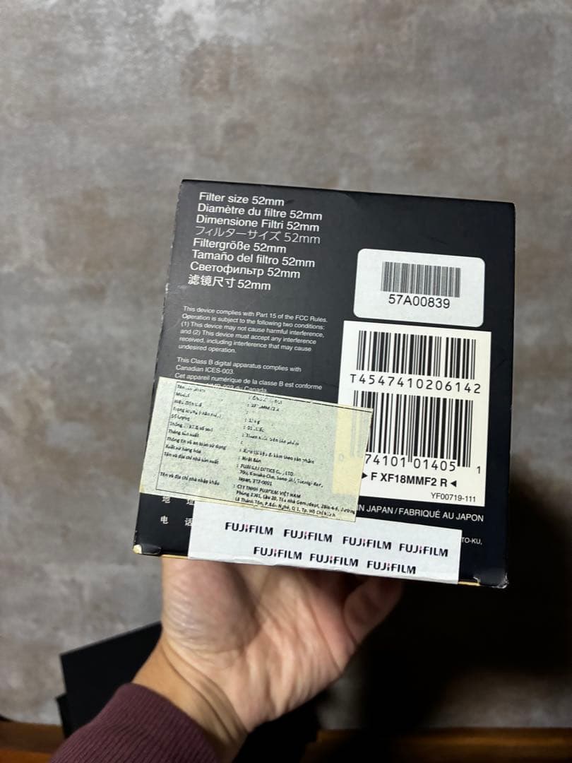 Fujinon XF18mmF2 R レンズ 本体