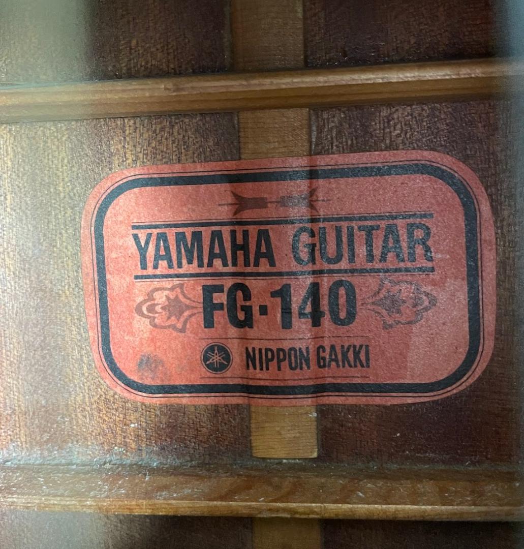 YAMAHA FG-140赤ラベル ビンテージ アコースティックギター