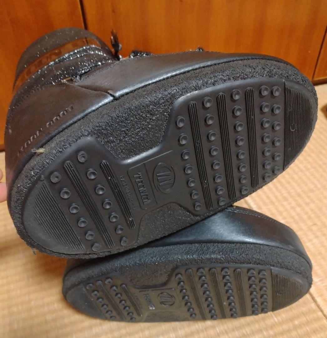 MOON BOOT ブラックラメブーツ　美品