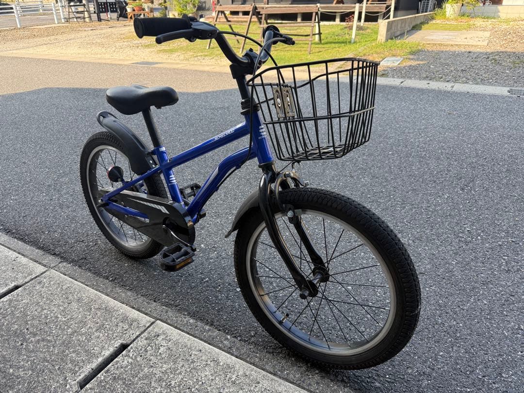 青い子供用自転車 18インチ (愛知県豊田市、引き取り限定)