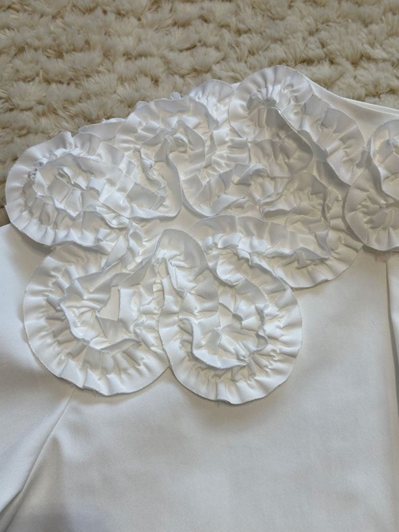 yori ヨリシロコン ホイップカラーブラウス 36 美品