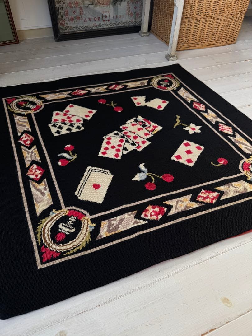 ラグ・カーペット vintage rug, 218 Aubusson