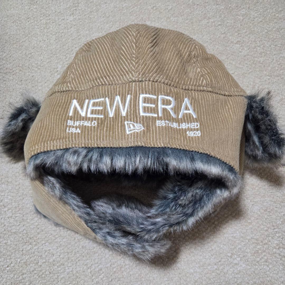 ニューエラ キャップ トラッパー Corduroy Trapper ベージュ