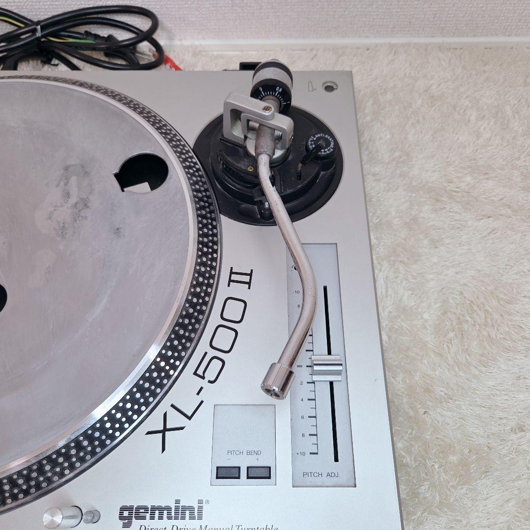 gemini ターンテーブル 2台セット XL-500Ⅱ ダイレクトドライブ