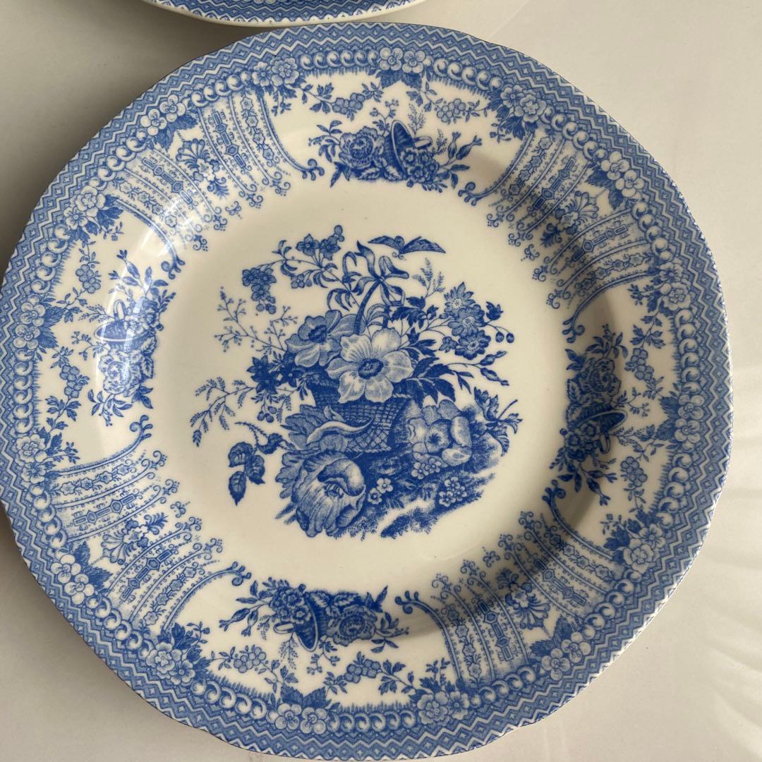 バーレイ皿フローラ4枚セット