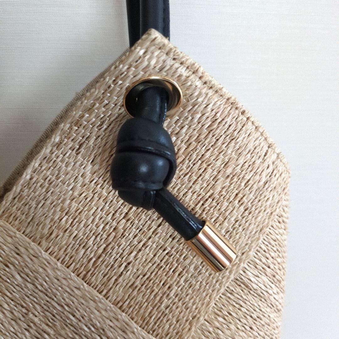 ヴィオラドーロ かごバッグ アバカ メッシュ VIOLAd'ORO V8486