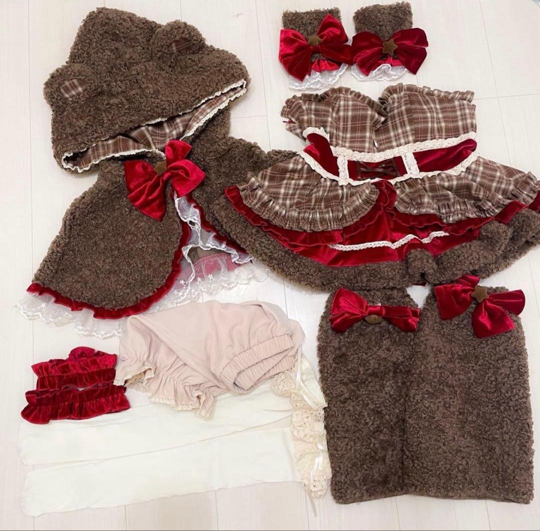 マリームーン クリスマスチェックショコラベア クマ バレンタイン