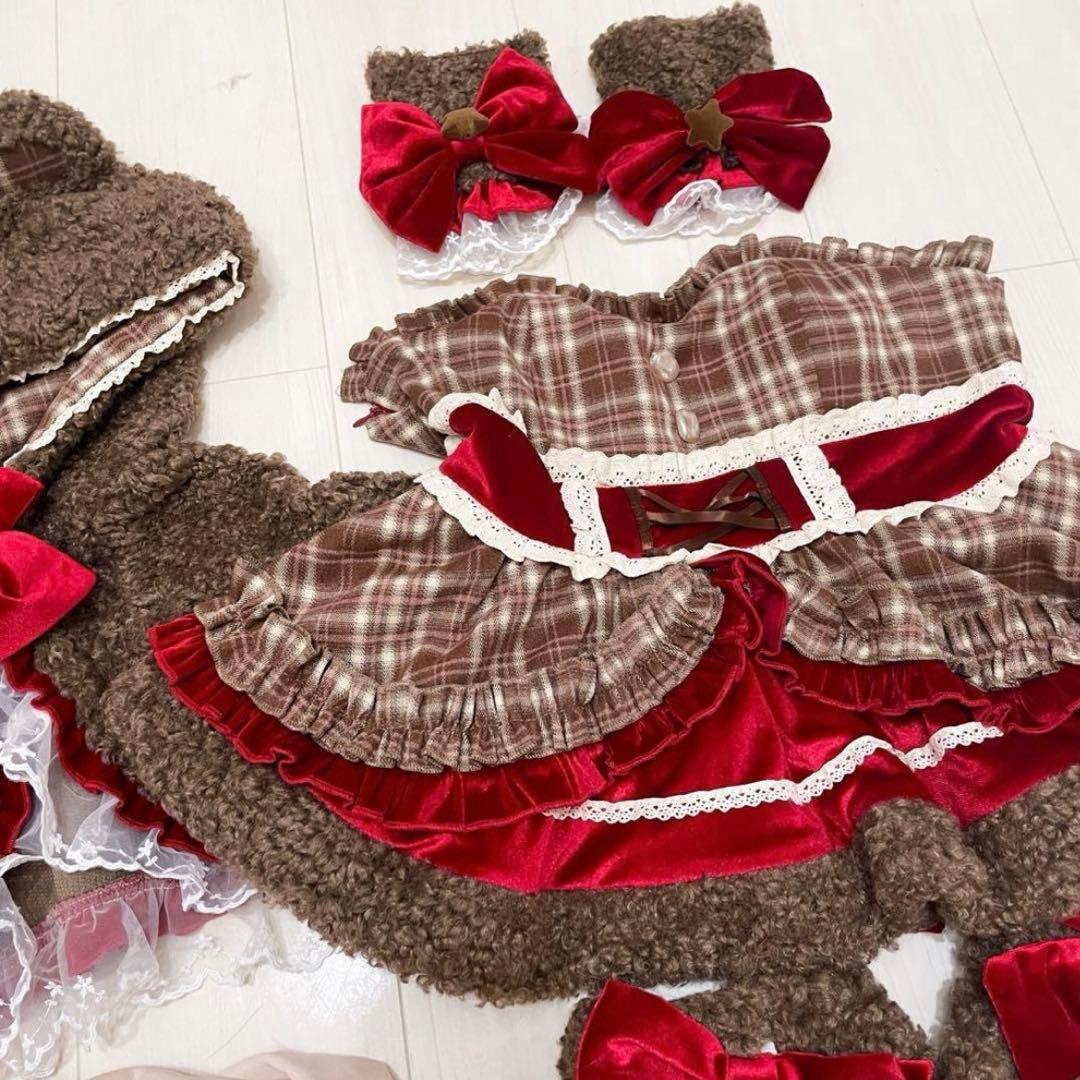 マリームーン クリスマスチェックショコラベア クマ バレンタイン