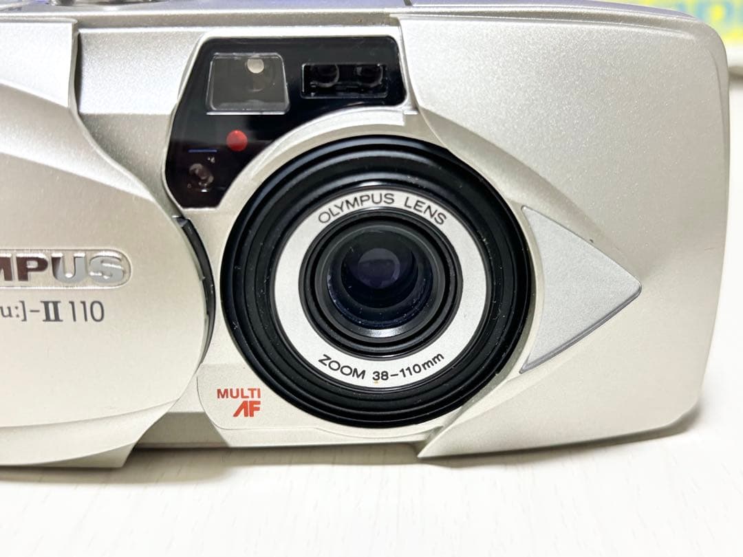 良品OLYMPUS μ-Ⅱ 110 コンパクトフィルムカメラ　ケース付き
