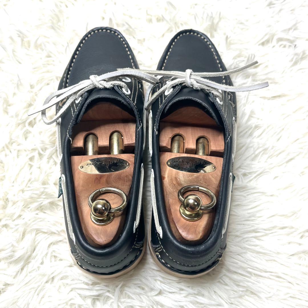 【美品】 パラブーツ デッキシューズ BARTH ネイビー 25.5cm