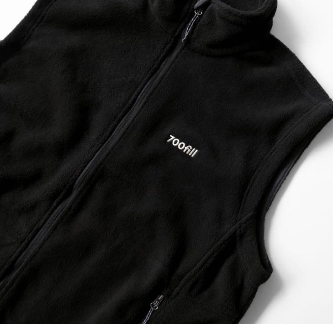 700FILL Small Payment Logo フリースベスト XXL
