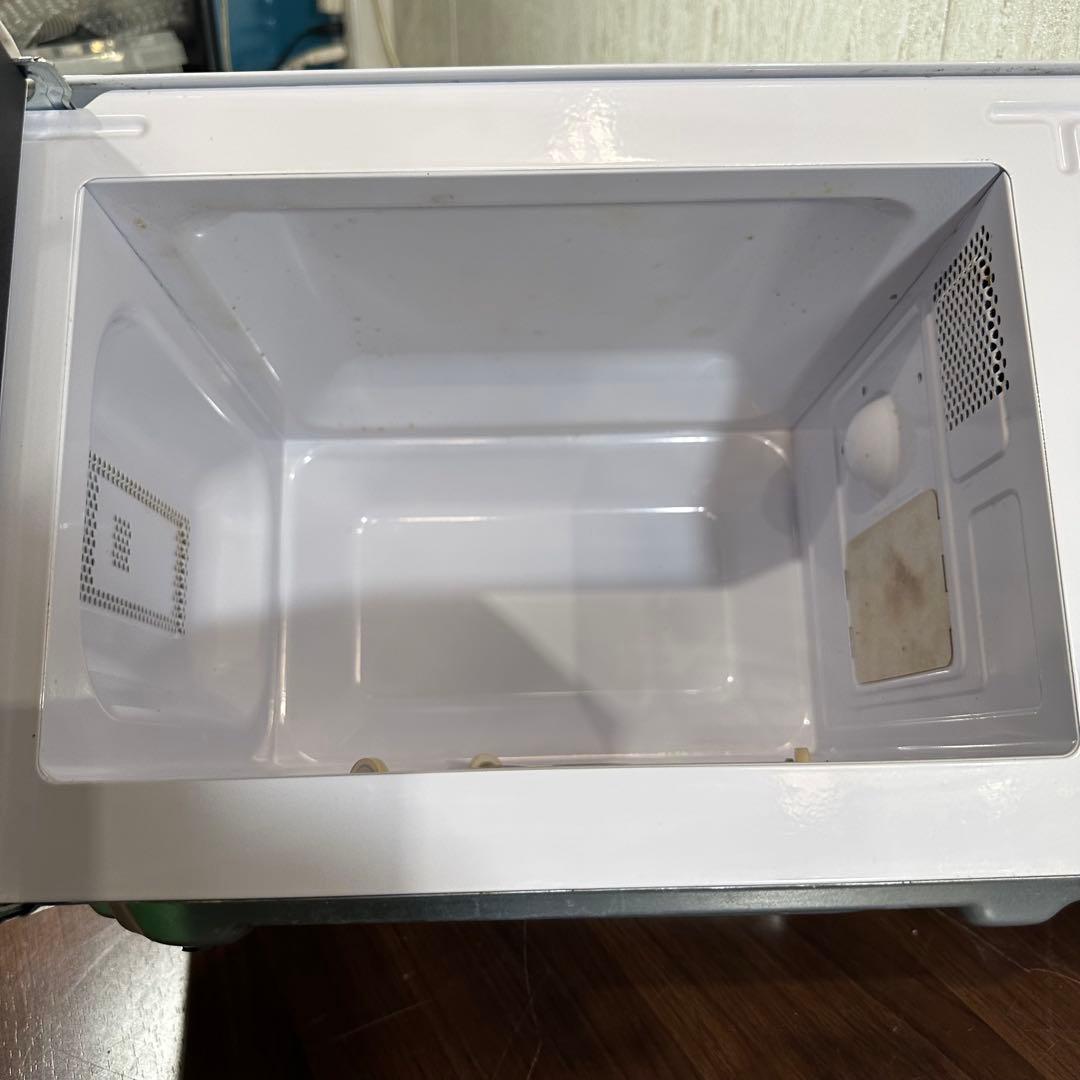 美品 即日発送 19年製YAMAZEN 電子レンジ YPB-177W ホワイト