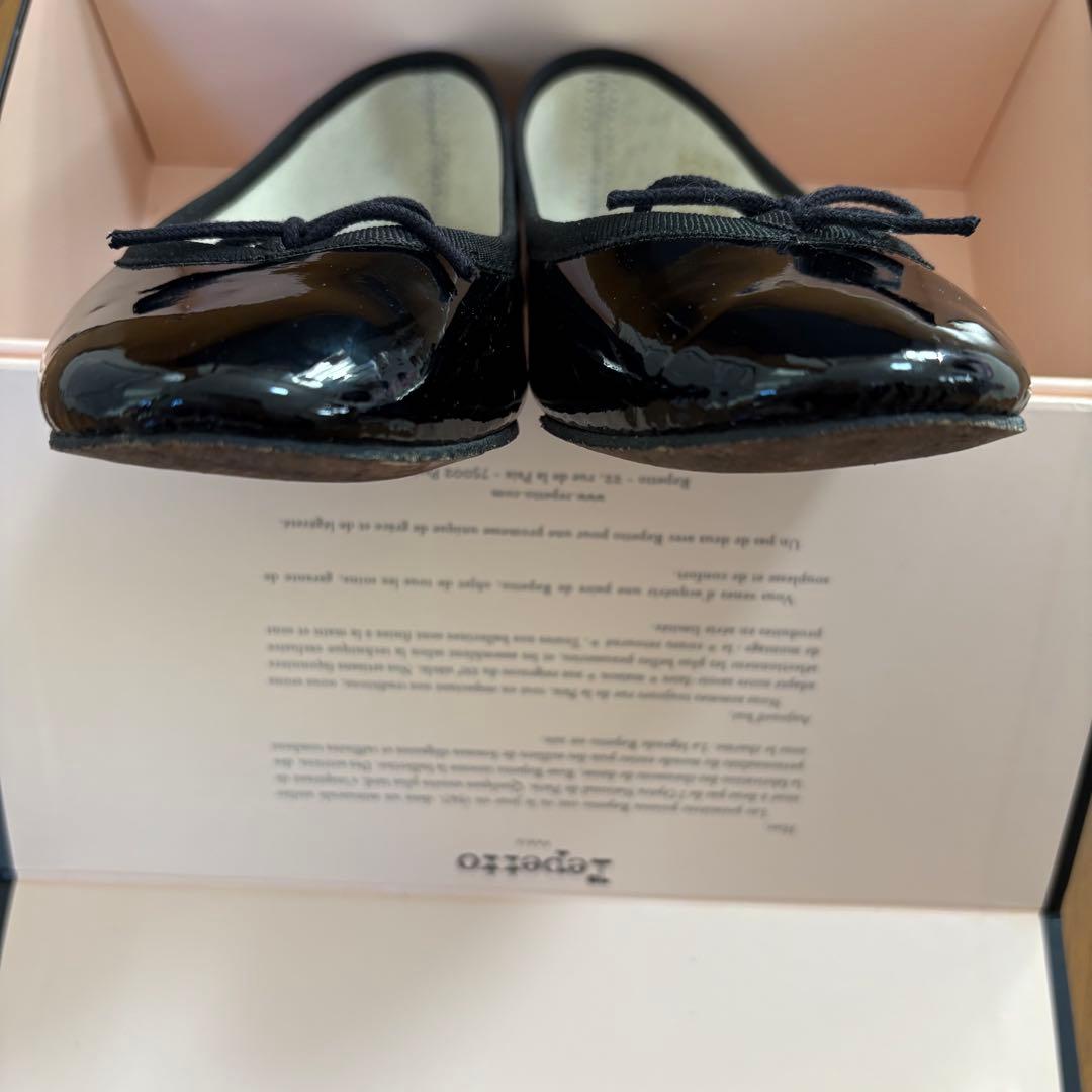 こ*ま様 38 レペット　Repetto ブラック フラットシューズ